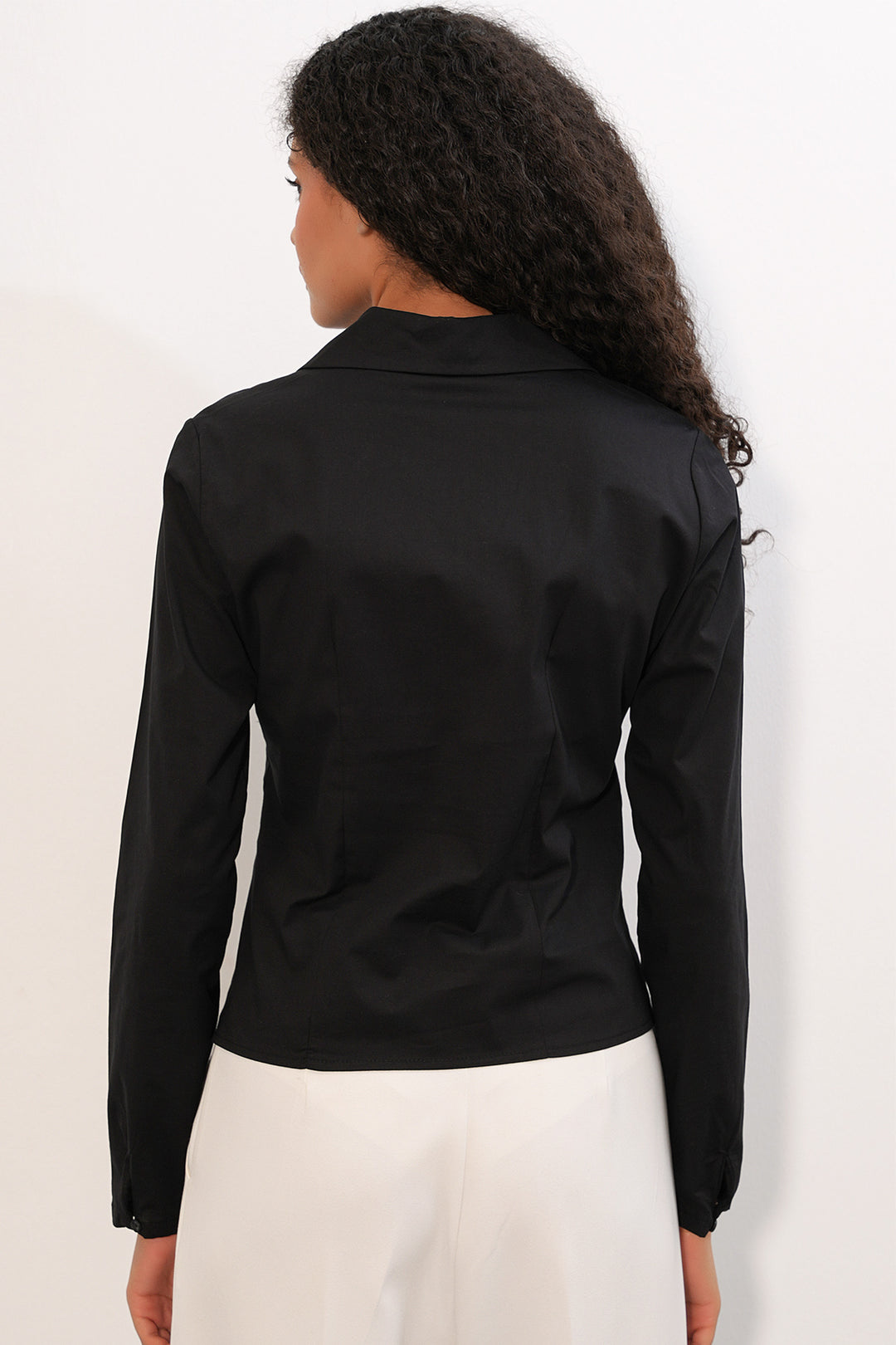 Bigdart Chemise en popeline slim fit 20231 - Noir