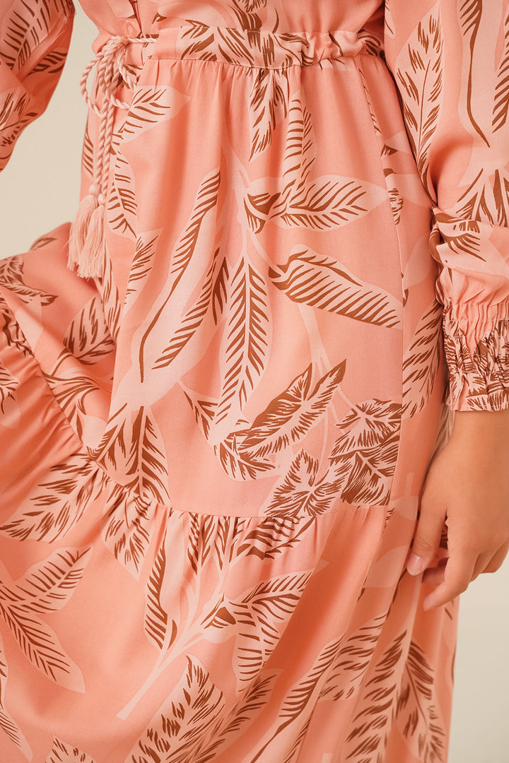 Bigdart Robe de hijab à motifs 2145 - Poudre