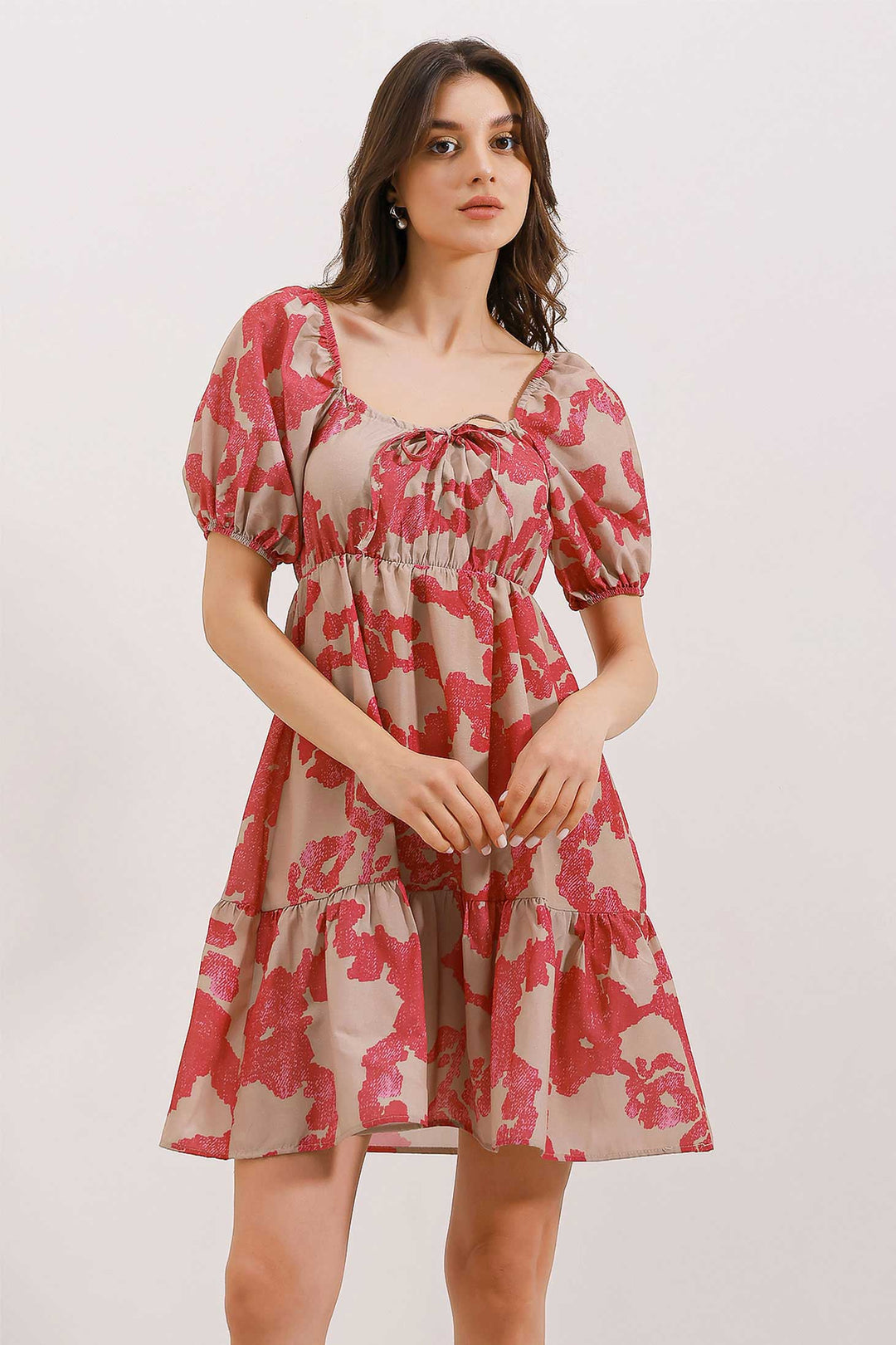 Bigdart 2351 Robe Popeline Évasée - Fuchsia