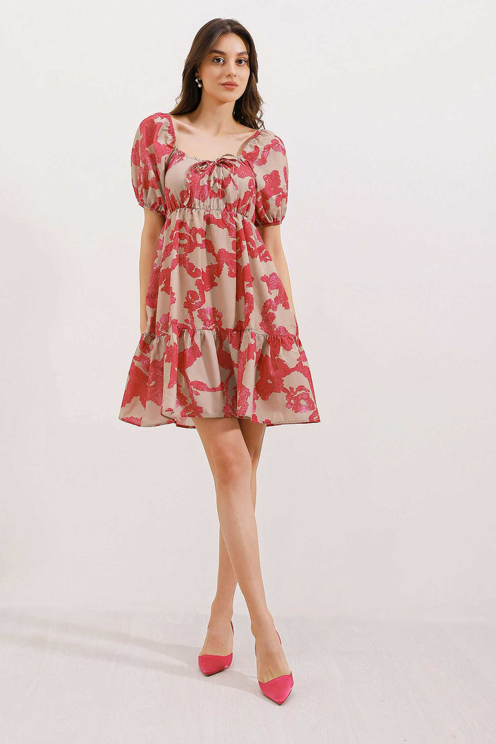 Bigdart 2351 Robe Popeline Évasée - Fuchsia