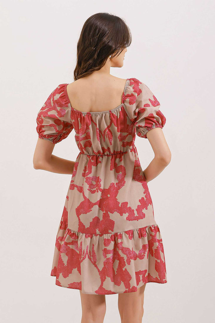 Bigdart 2351 Robe Popeline Évasée - Fuchsia