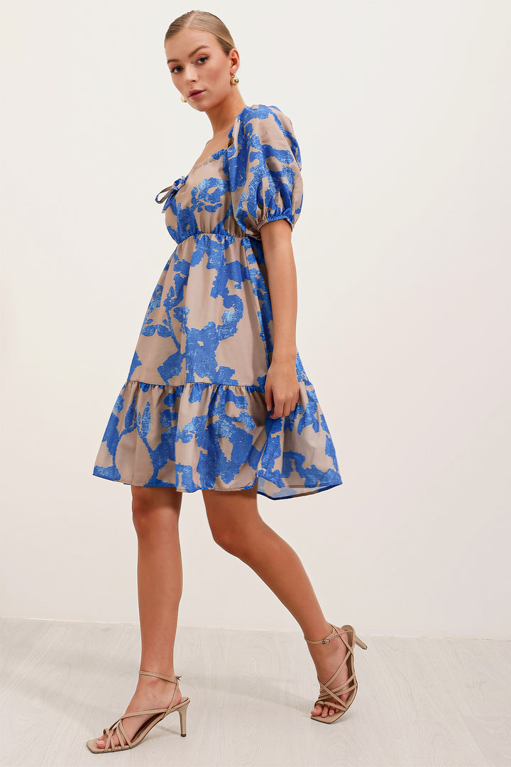 Bigdart 2351 Robe Popeline Évasée - Bleu marine