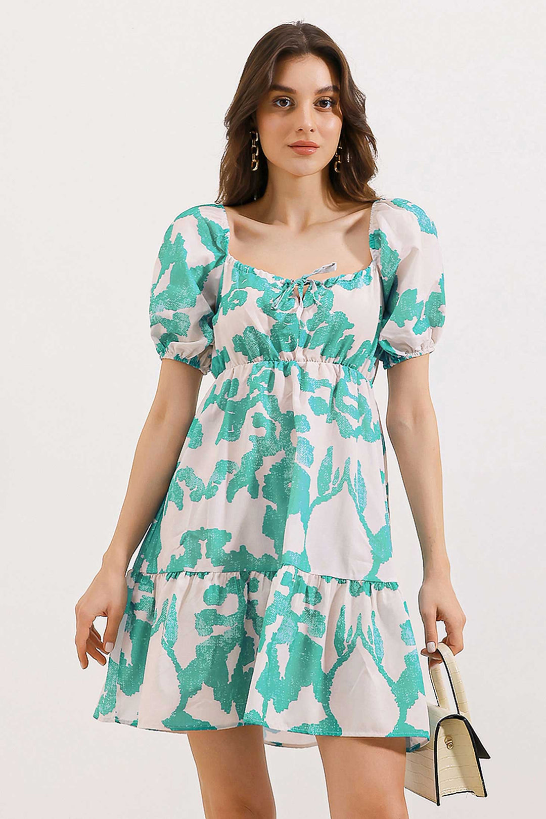 Bigdart 2351 Robe Popeline Évasée - Menthe