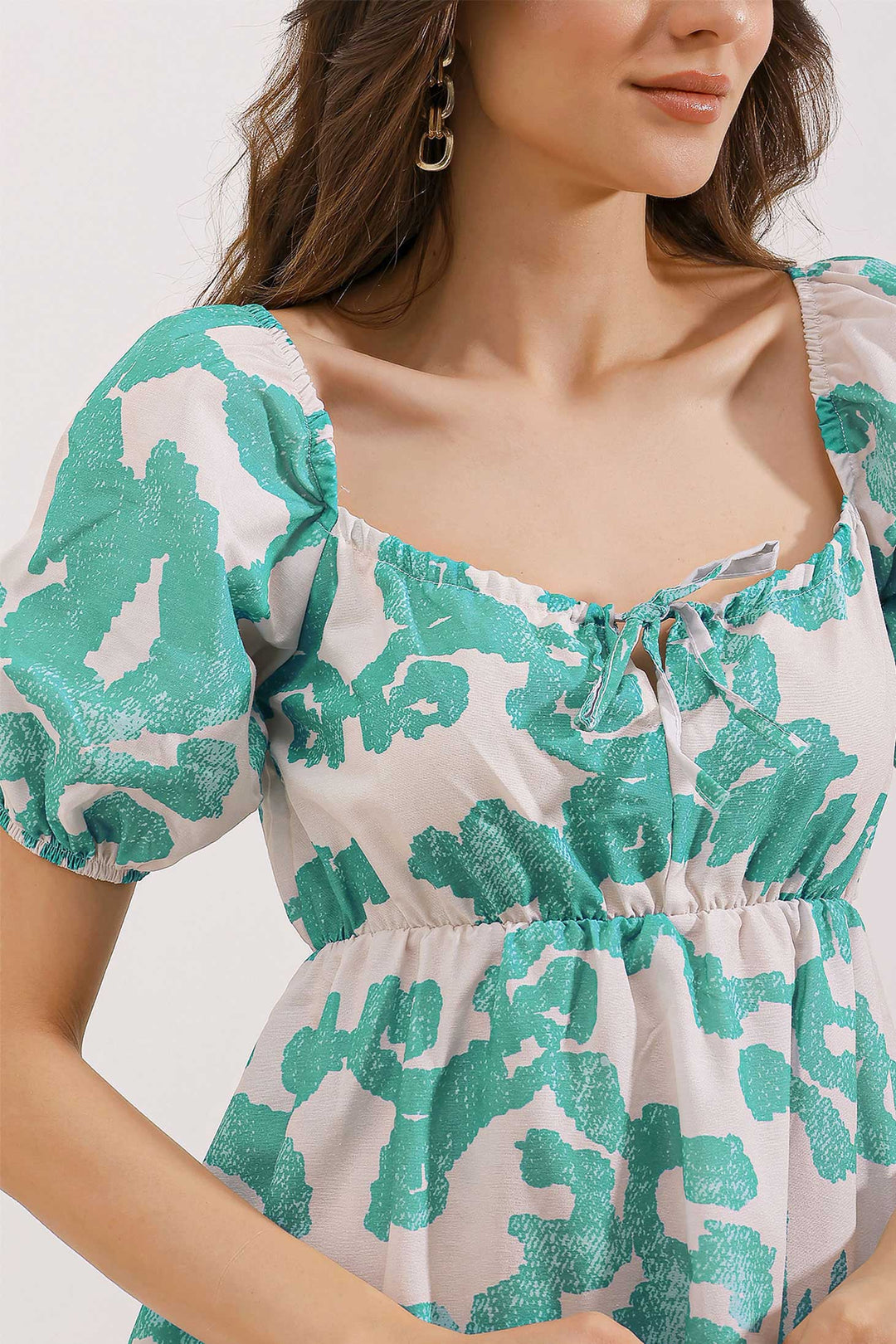 Bigdart 2351 Robe Popeline Évasée - Menthe