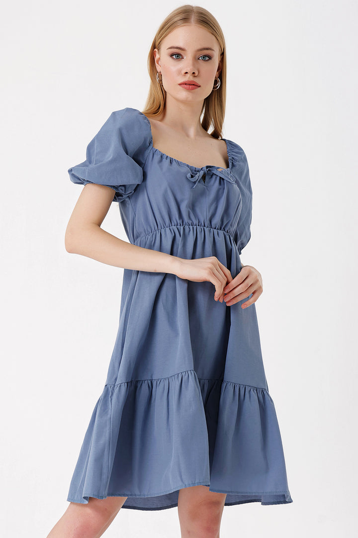 Bigdart 2351 Robe Popeline Évasée - Indigo