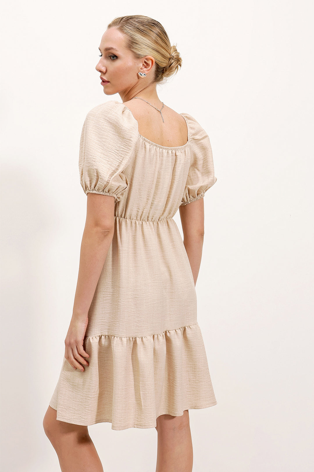 Bigdart 2351 Robe Popeline Évasée - Crème