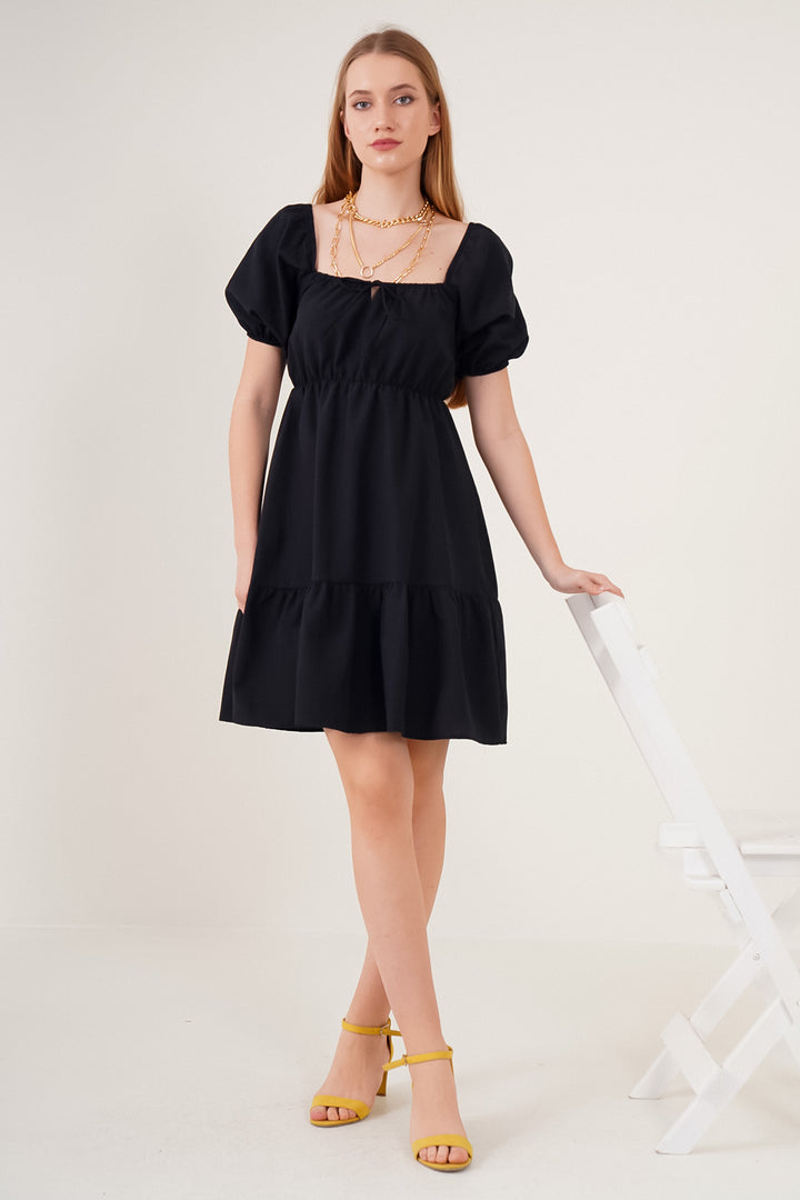 Bigdart 2351 Robe Popeline Évasée - Noir