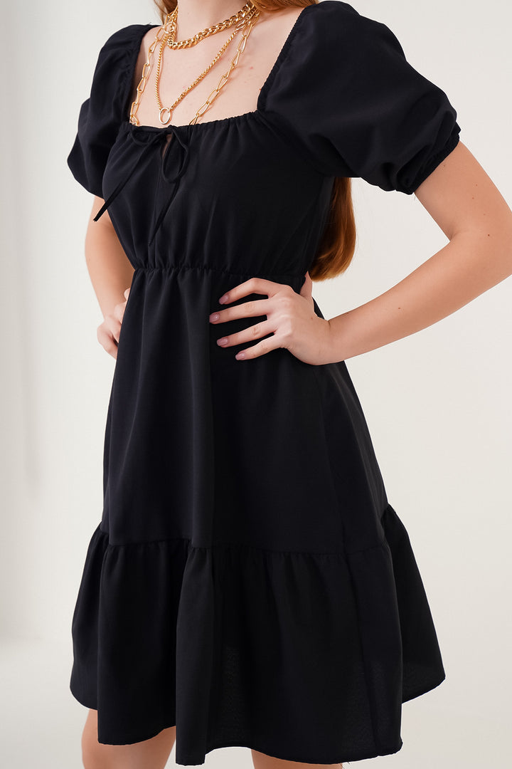 Bigdart 2351 Robe Popeline Évasée - Noir