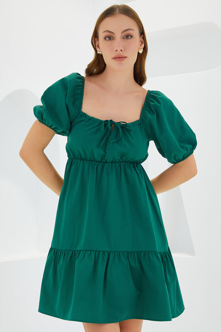 Bigdart 2351 Robe en popeline évasée - Y.Emeraude