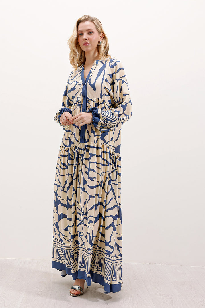 Bigdart Robe de mode authentique 2423 - c. Indigo