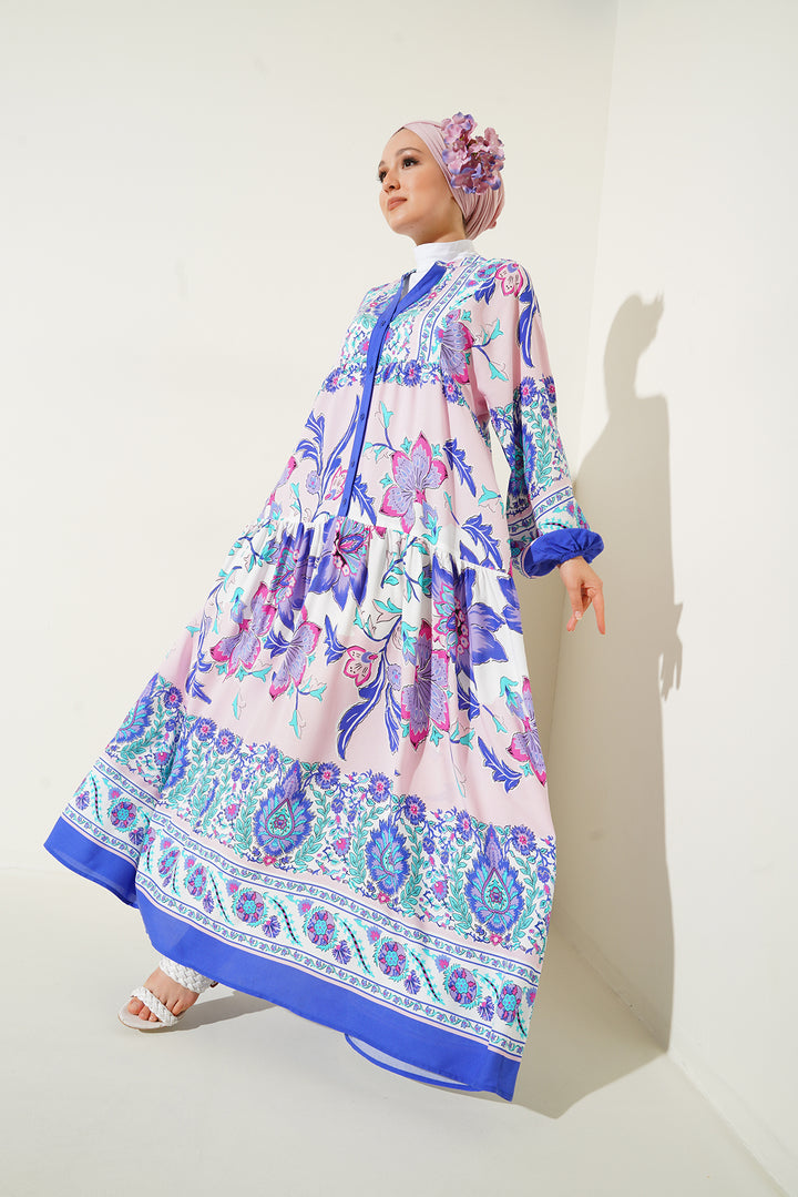 Bigdart 2423 Robe de mode authentique pour le hijab - d.Bleu marine
