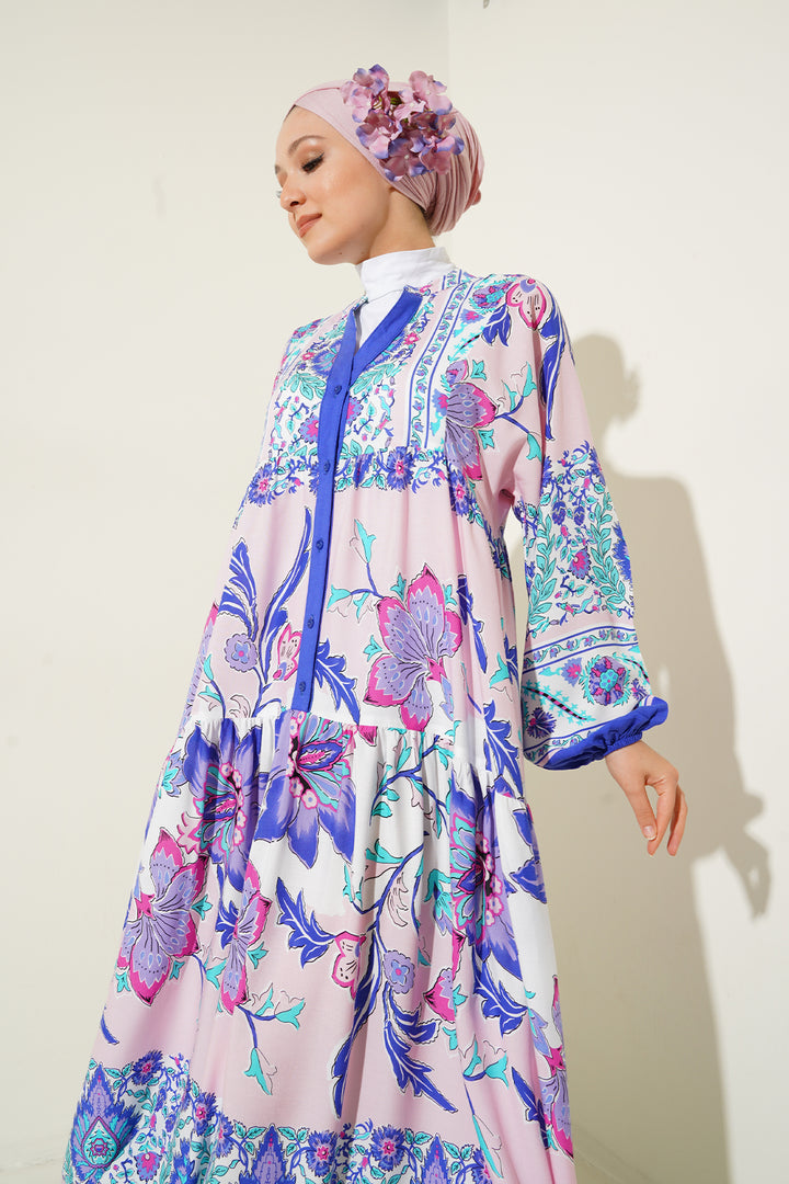 Bigdart 2423 Robe de mode authentique pour le hijab - d.Bleu marine