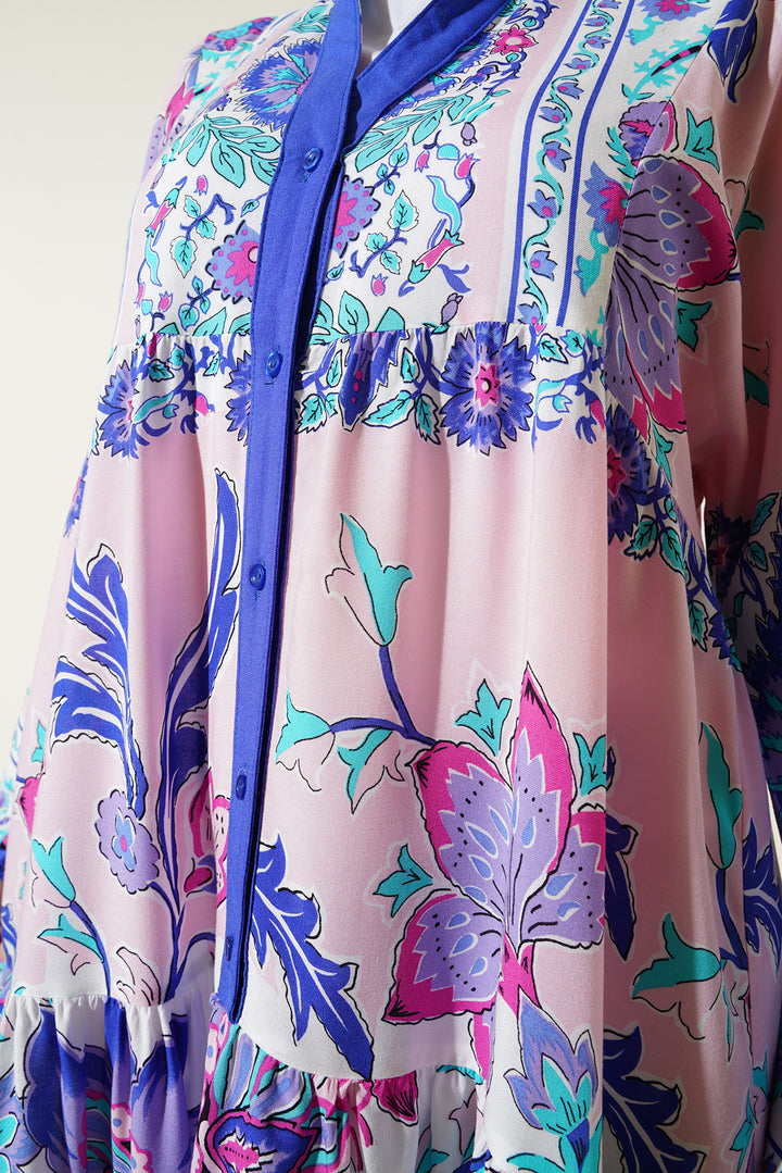 Bigdart 2423 Robe de mode authentique pour le hijab - d.Bleu marine