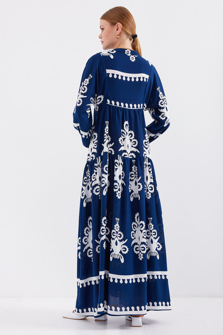 Bigdart 2423 Robe de mode authentique - Bleu marine