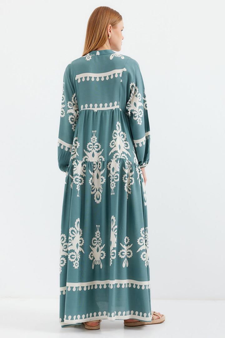 Bigdart 2423 Robe de cérémonie à motifs authentiques - f.Menthe