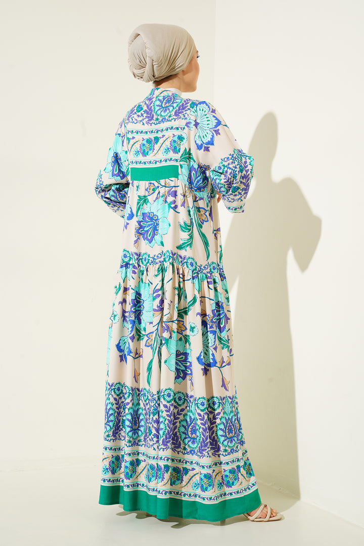Bigdart 2423 Robe de mode authentique - m. Vert