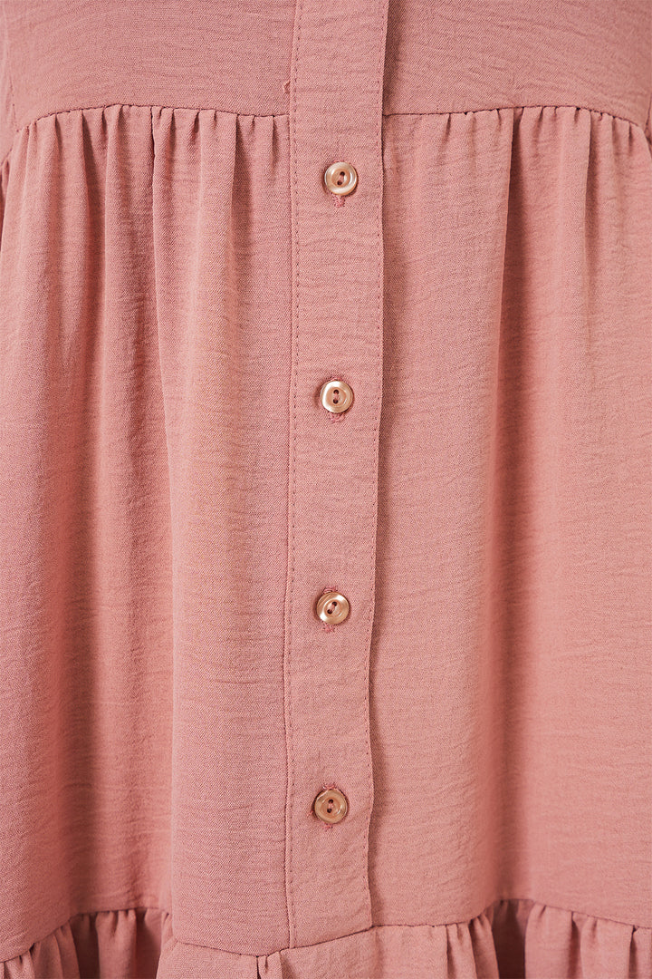 Bigdart 2423 Robe de mode authentique - Rose