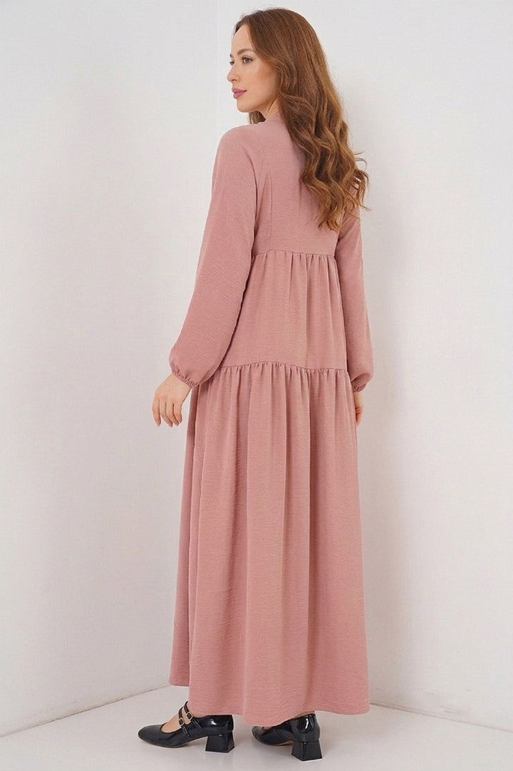 Bigdart 2423 Robe de mode authentique - Rose