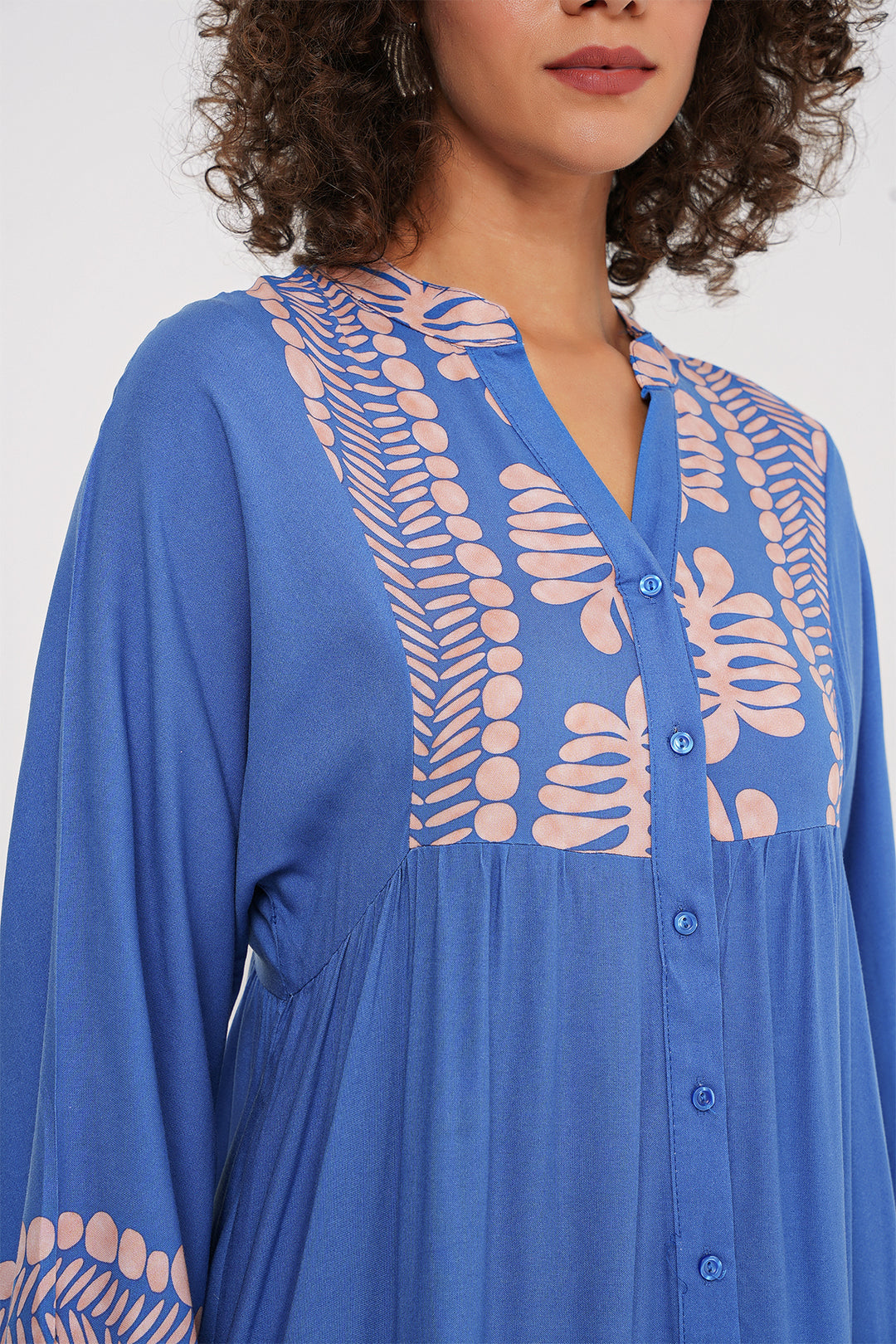 Bigdart Robe modeste à motifs authentiques 2423 - y.Indigo