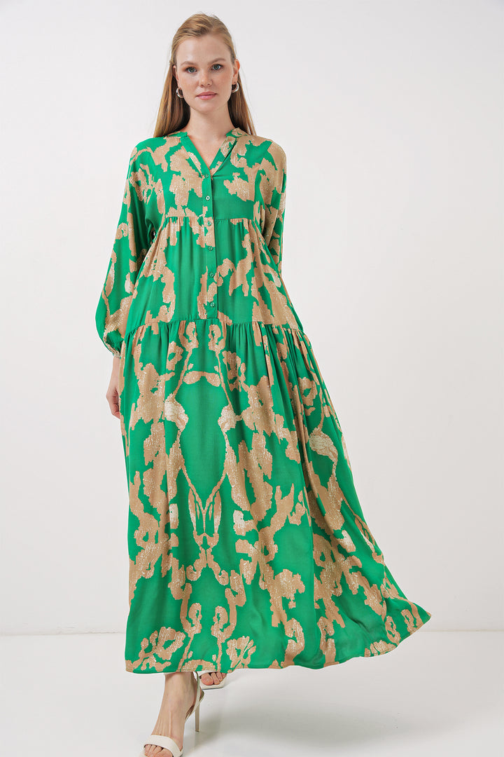 Bigdart 2423 Robe de mode authentique - zümrüt Verti