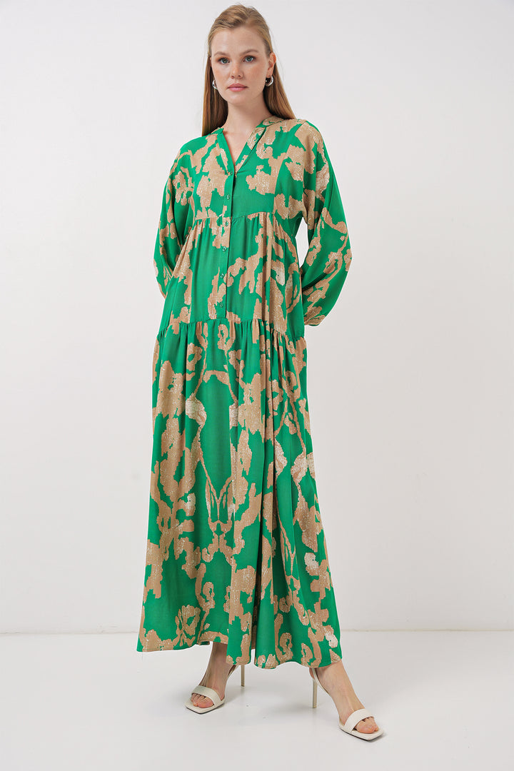 Bigdart 2423 Robe de mode authentique - zümrüt Verti