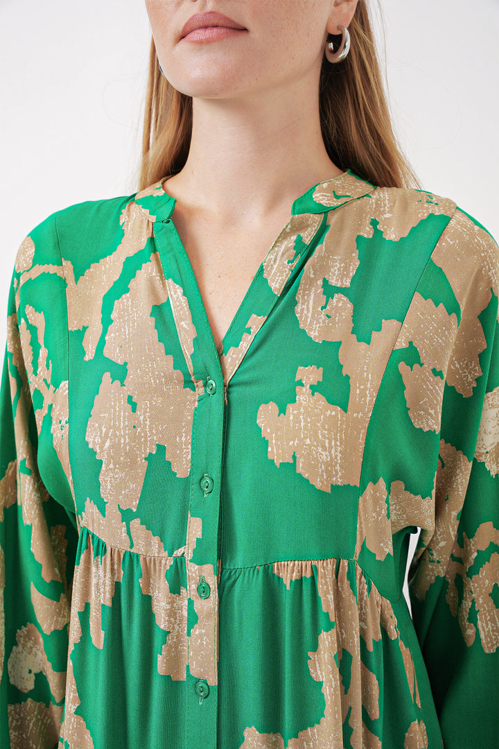 Bigdart 2423 Robe de mode authentique - zümrüt Verti