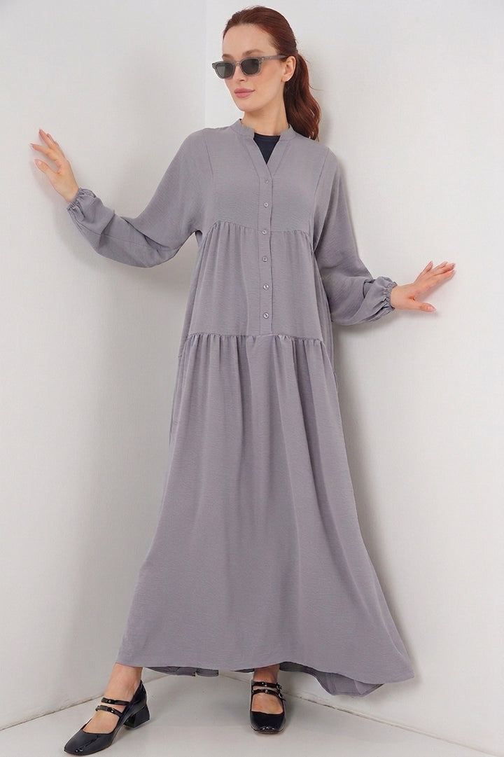 Bigdart 2423 Robe de mode authentique - Anthracite