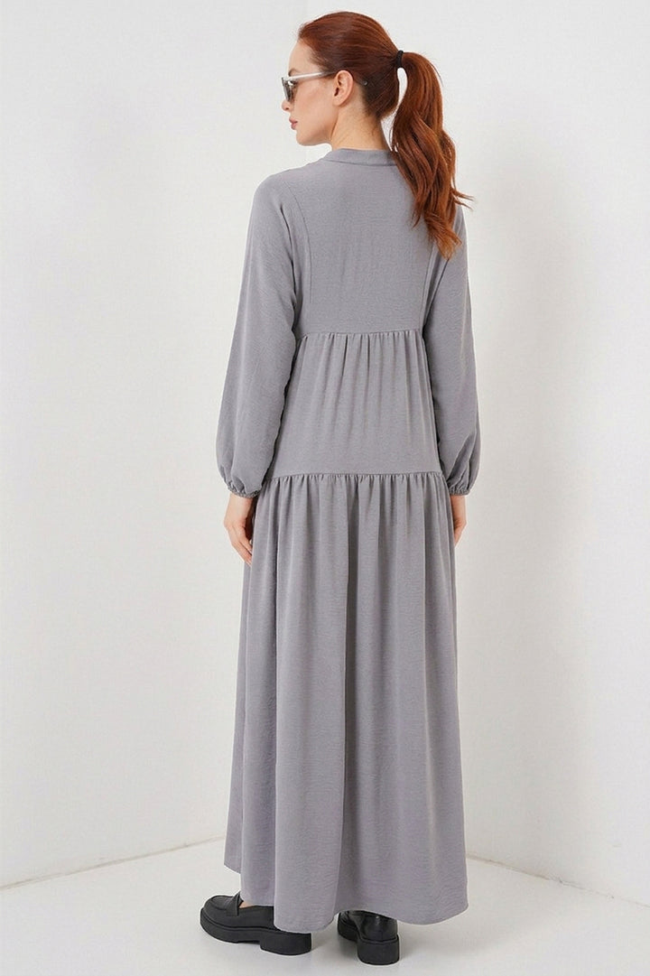 Bigdart 2423 Robe de mode authentique - Anthracite