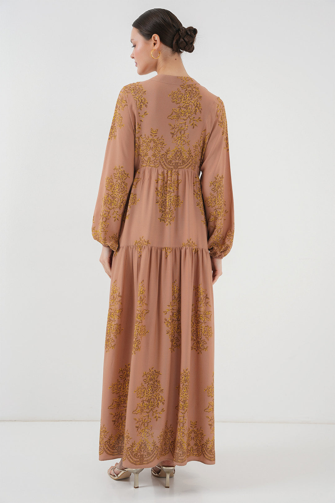 Bigdart Robe modeste à motifs Vison Gold 2423 - b. Brique
