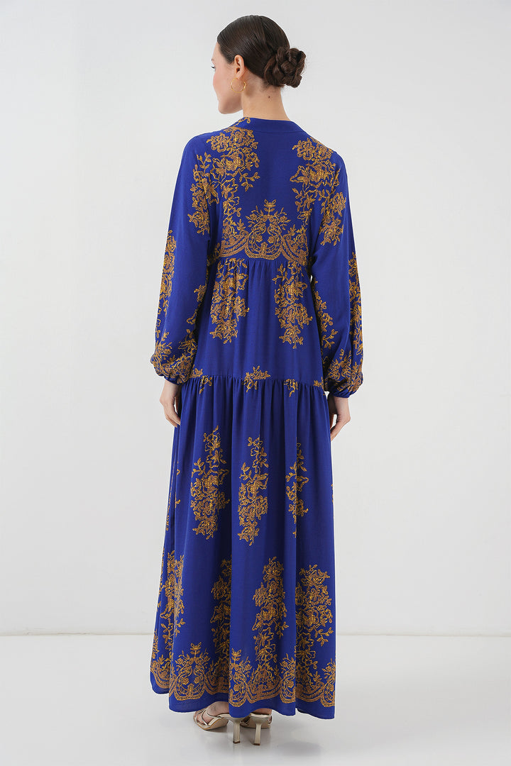 Bigdart Robe de hijab à motif doré 2423
