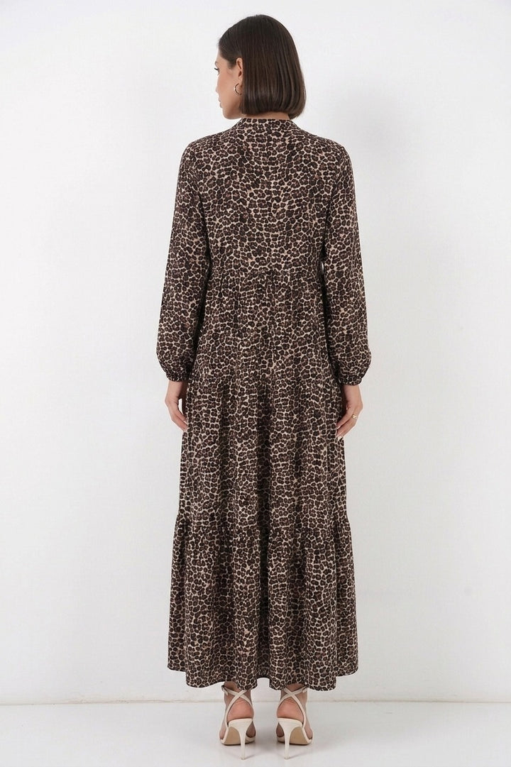 Bigdart Robe de modestie à motif authentique 2423 - camel
