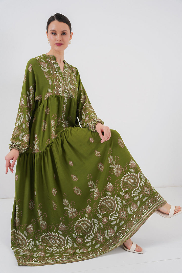 Bigdart 2423 Robe de mode authentique - d.Kaki