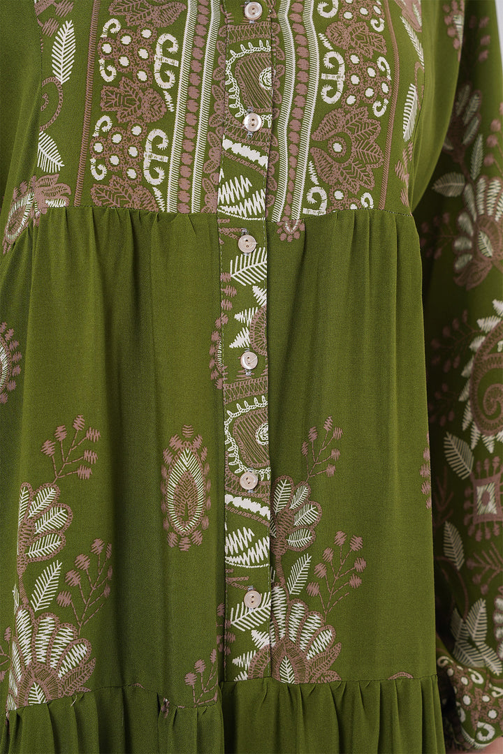 Bigdart 2423 Robe de mode authentique - d.Kaki