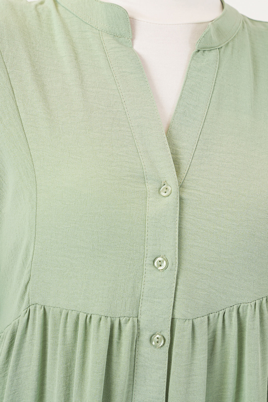 Bigdart 2423 Robe de mode authentique de hijab - e.Vert