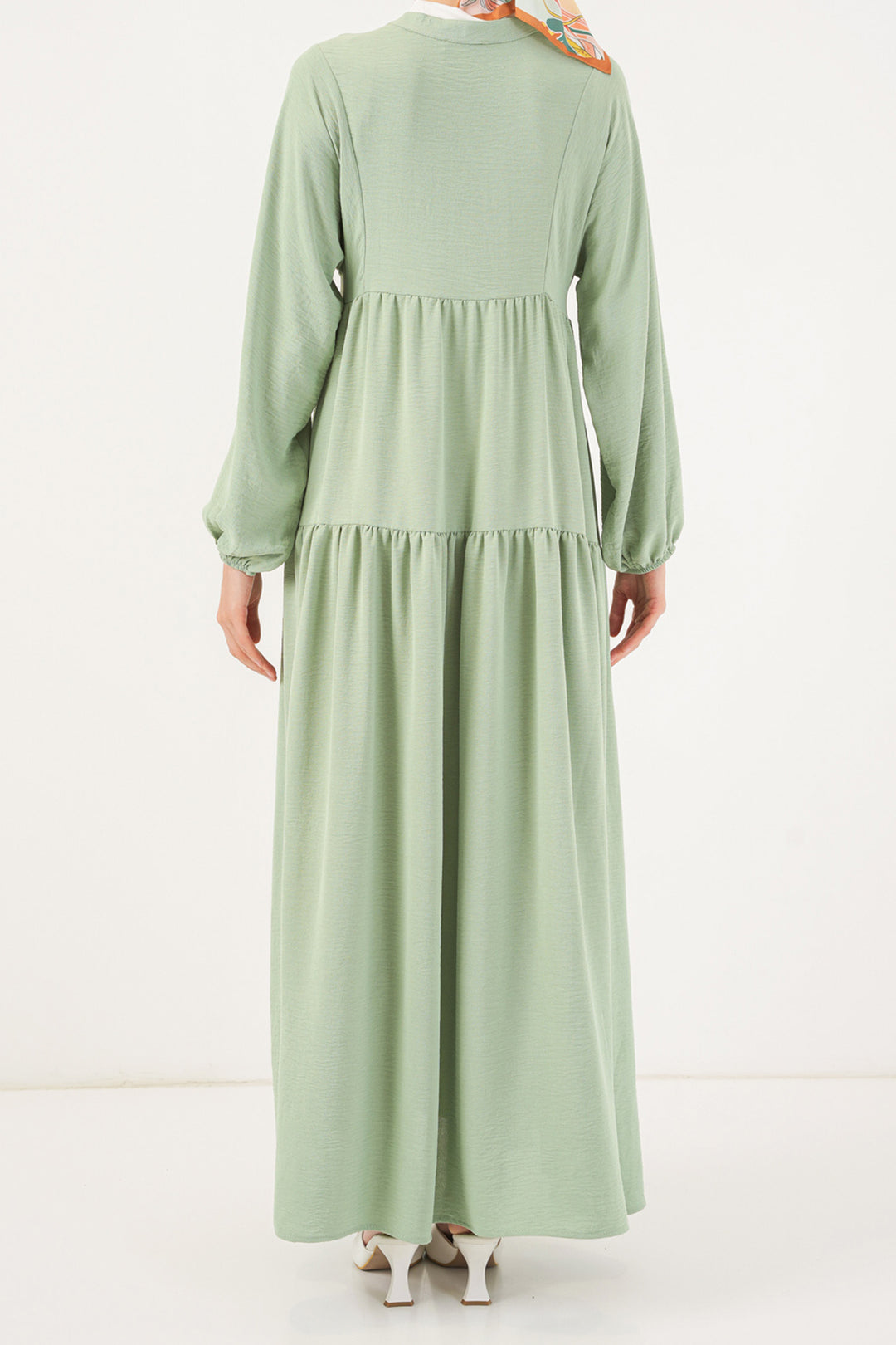 Bigdart 2423 Robe de mode authentique de hijab - e.Vert