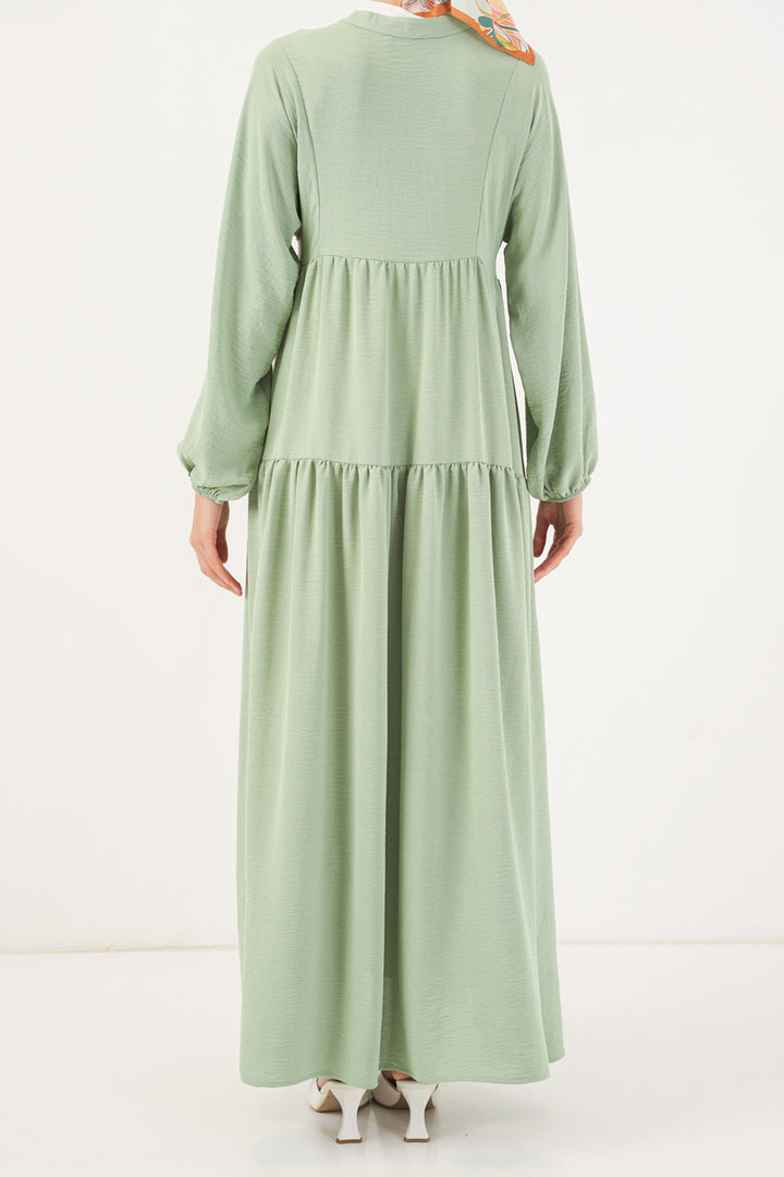 Bigdart 2423 Robe de mode authentique de hijab - e.Vert