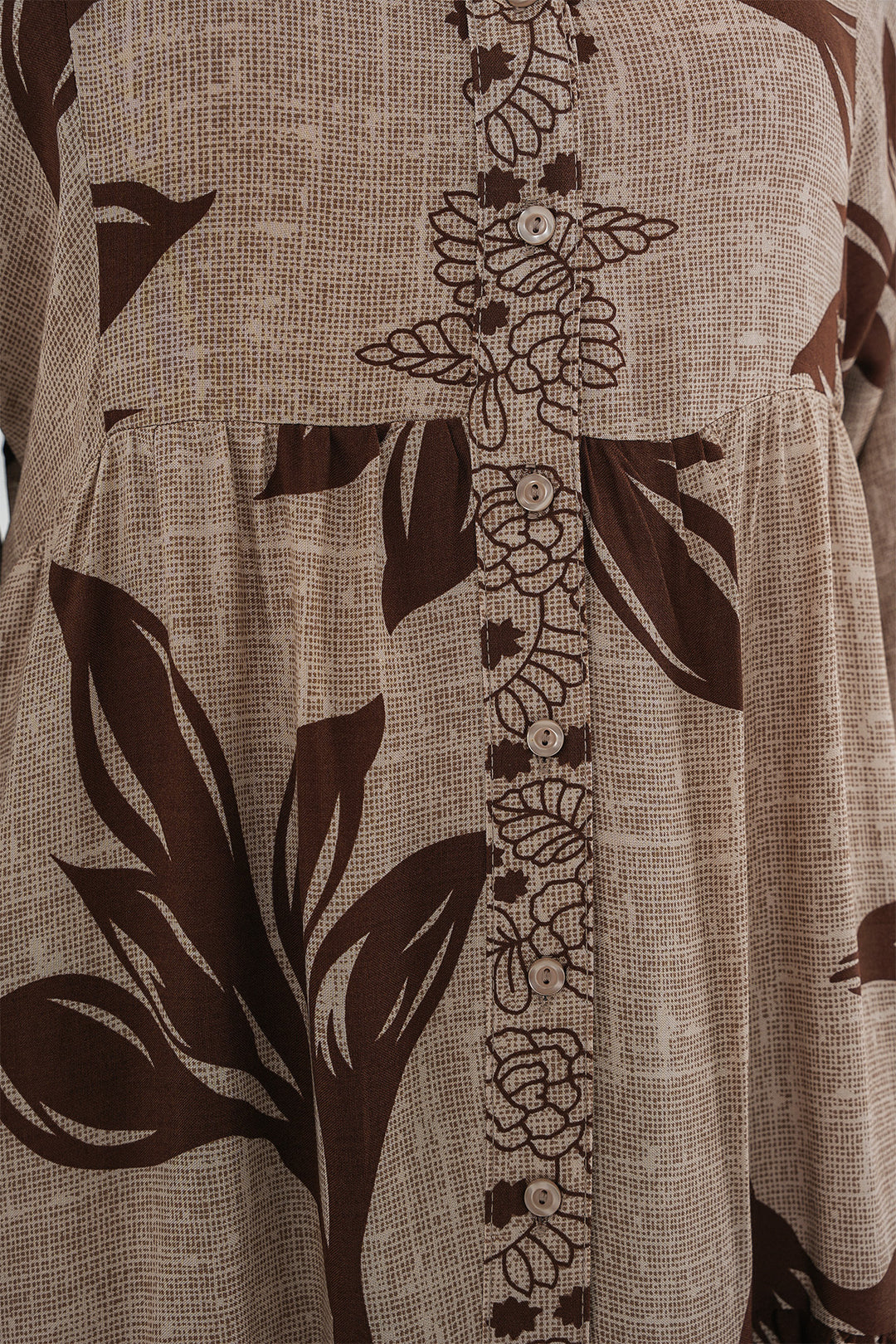 Bigdart 2423 Robe de mode authentique pour le hijab - f.Beige
