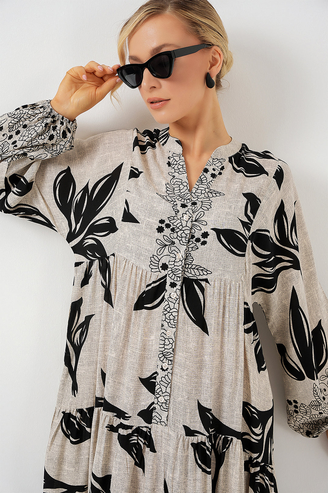 Bigdart Robe de Prêt-à-Porter à Motifs 2423 - f.Griss