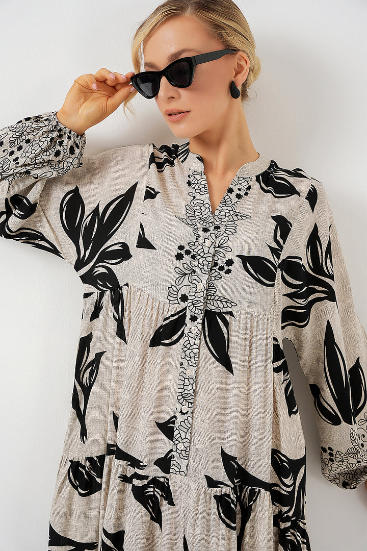 Bigdart Robe de Prêt-à-Porter à Motifs 2423 - f.Griss