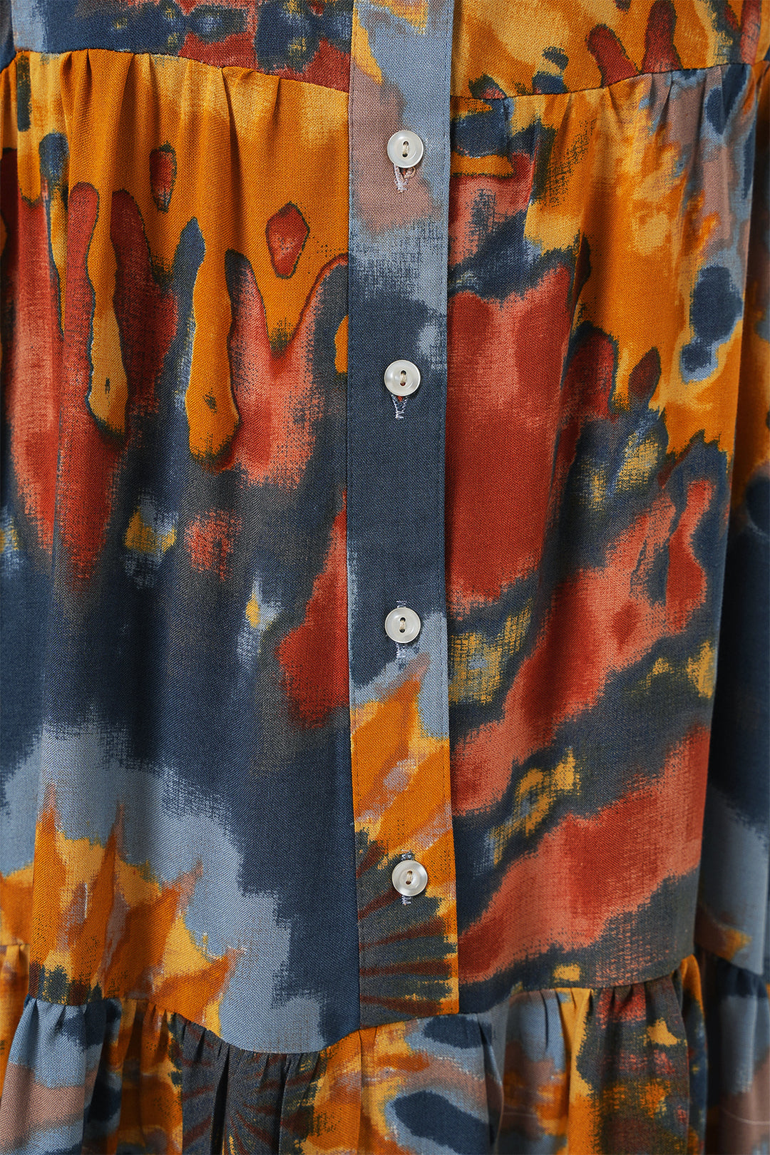 Bigdart 2423 Robe Modeste Imprimée Authentique - l. Orange