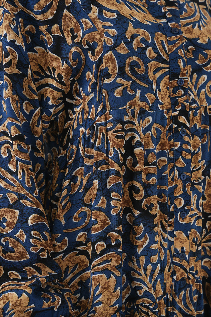Bigdart Robe de hijab à motifs authentiques 2423 - Bleu marine 11