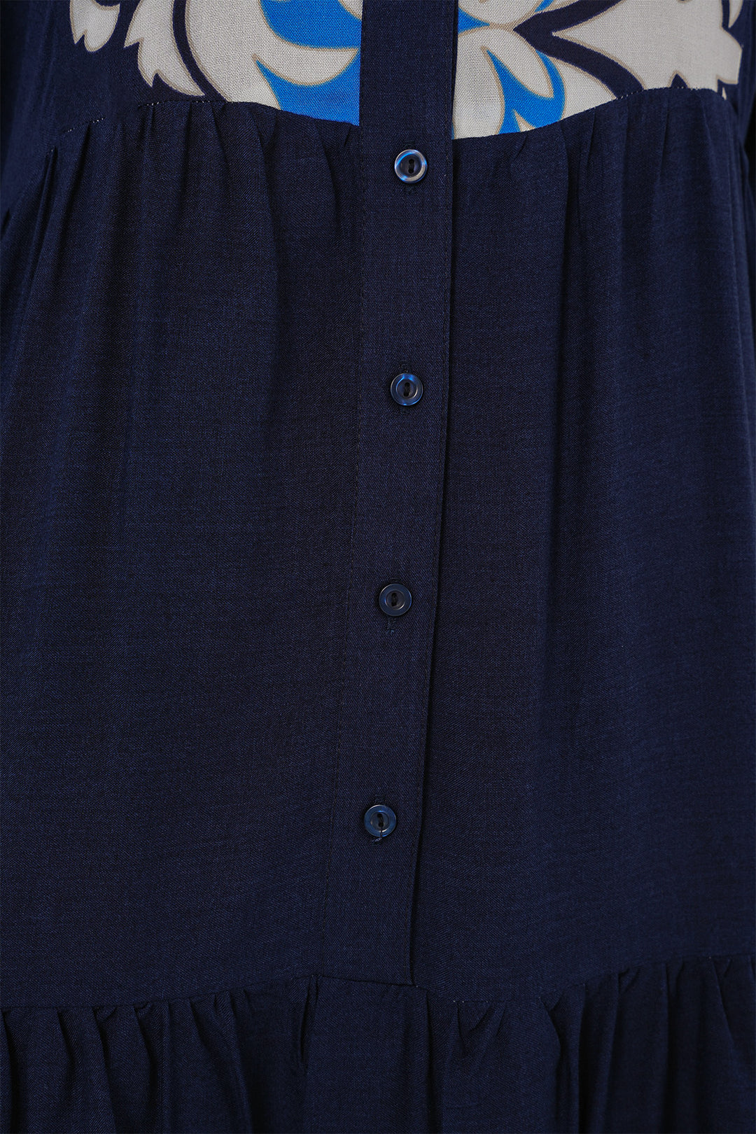 Bigdart Robe de hijab à motif authentique 2423 - Bleu marine 4