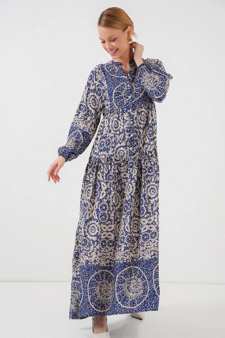 Bigdart 2423 Robe de mode authentique - Bleu marine 7
