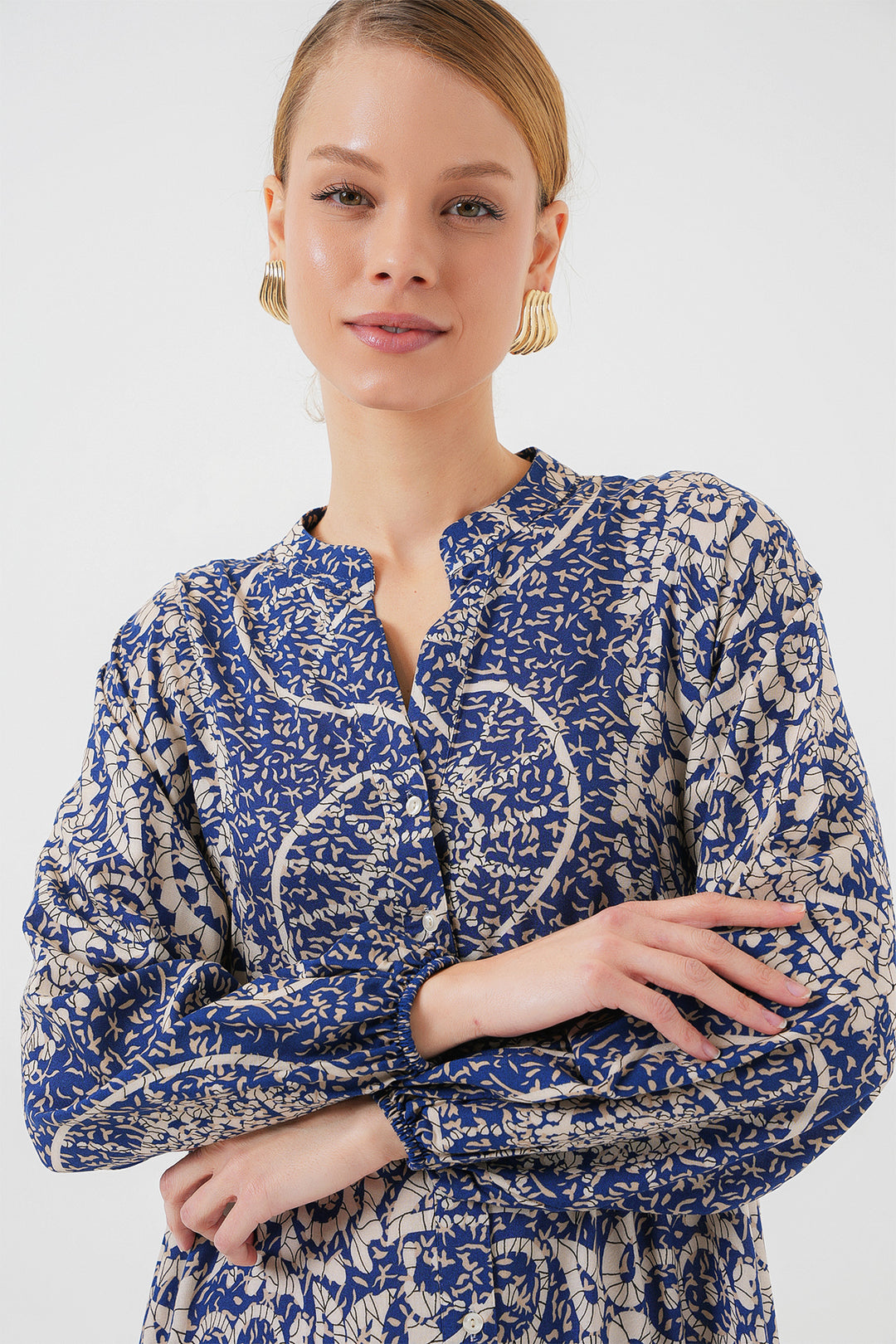 Bigdart 2423 Robe de mode authentique - Bleu marine 7