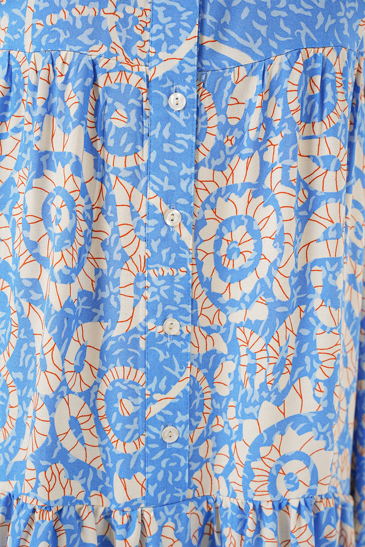 Bigdart Robe de hijab à motif authentique 2423 - Bleu ciel