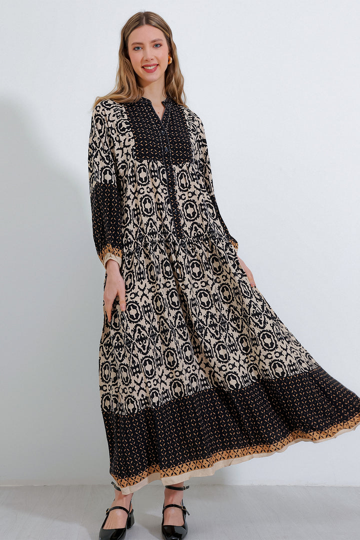 Bigdart 2423 Robe de mode authentique - Noir4