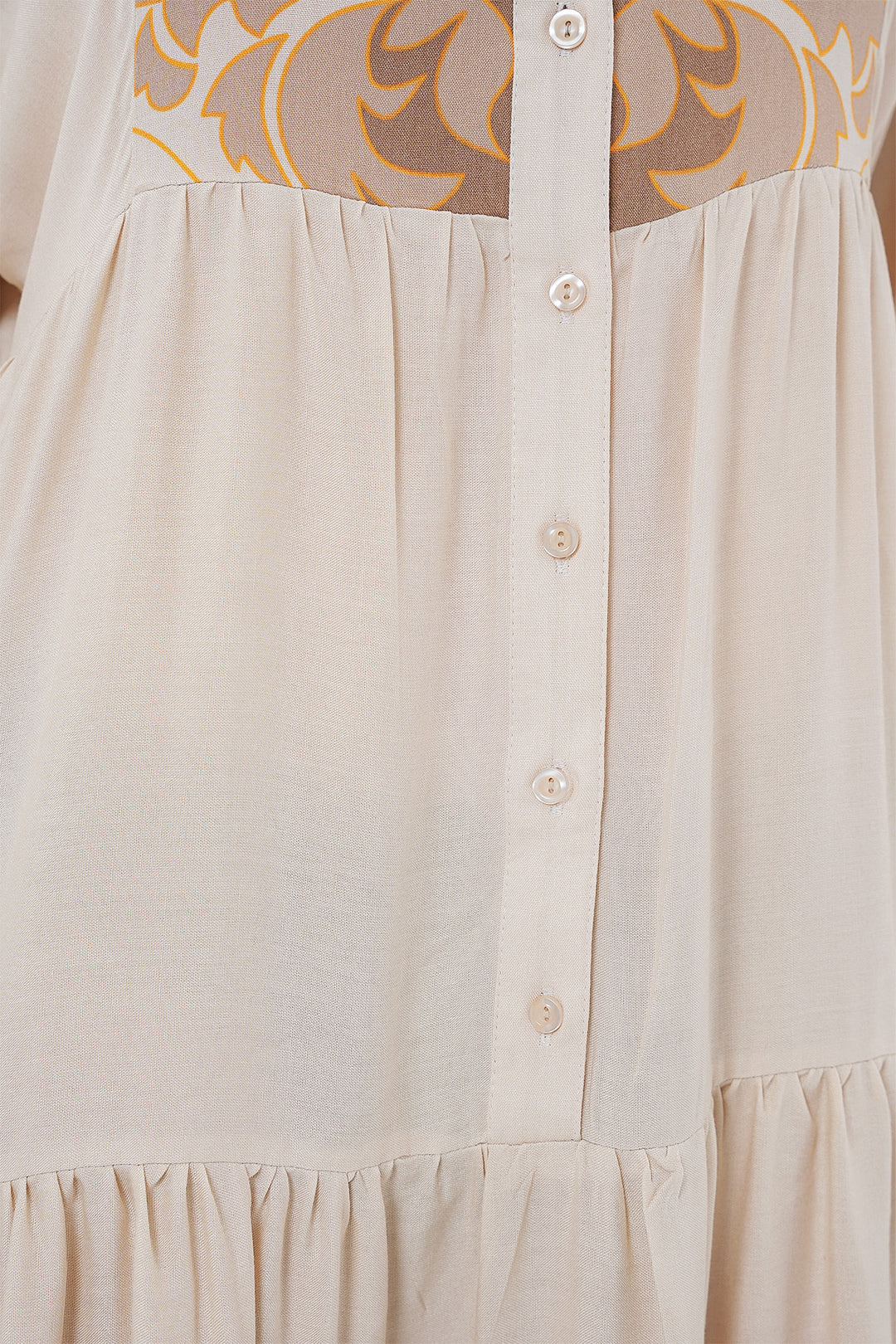 Bigdart 2423 Robe de mode authentique - Écru