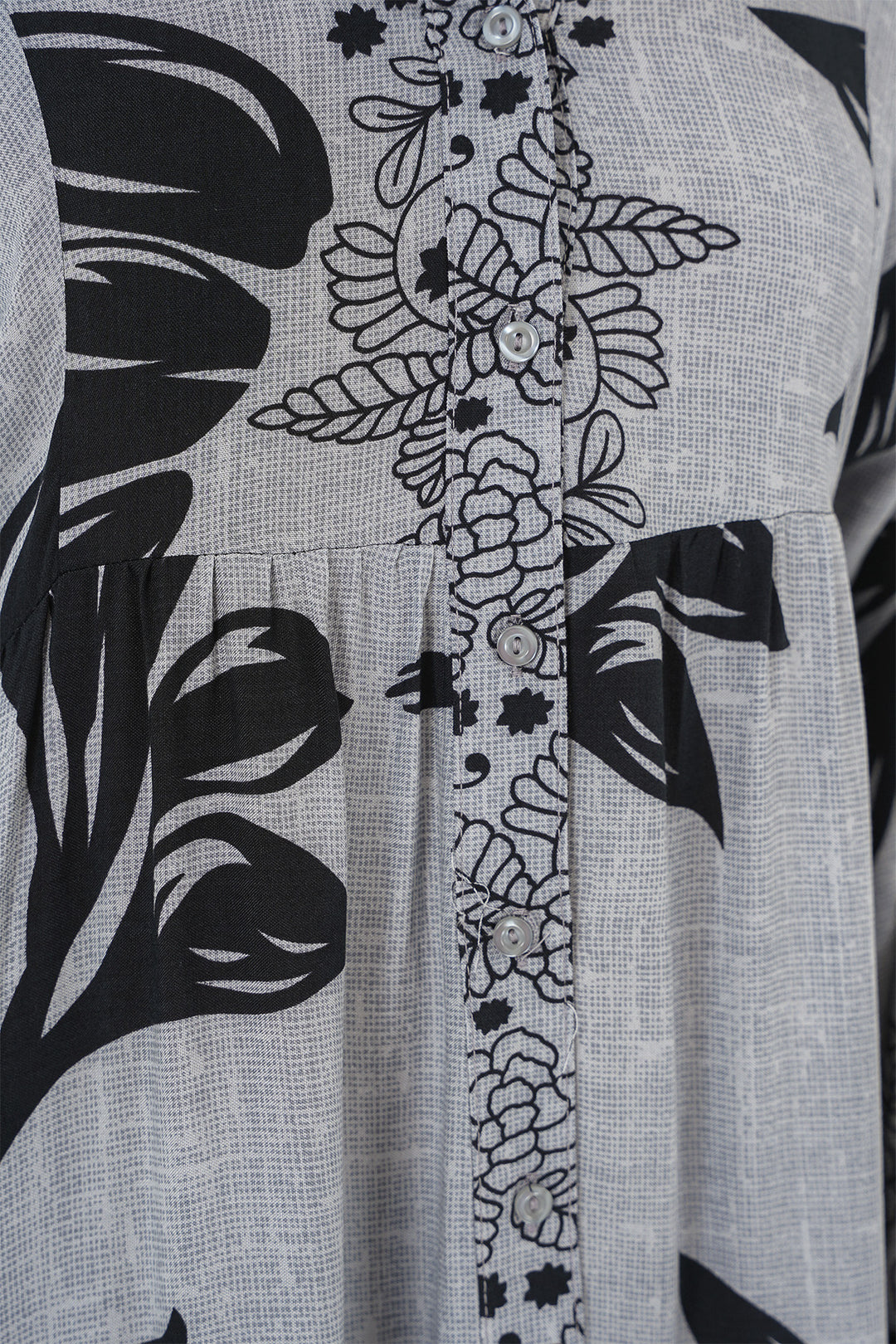 Bigdart 2423 Robe de hijab à motifs authentiques - Pierre