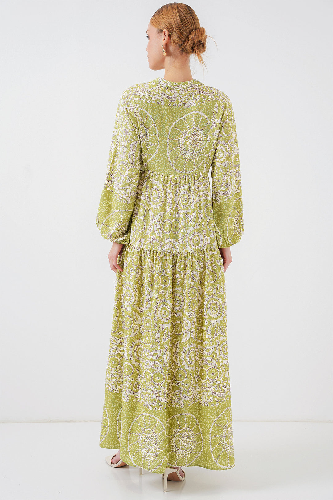 Bigdart 2423 Robe de mode authentique - Vert 8