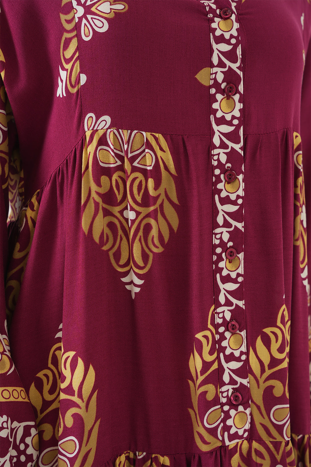 Bigdart 2423 Robe de mode authentique - Rouge Bordeaux